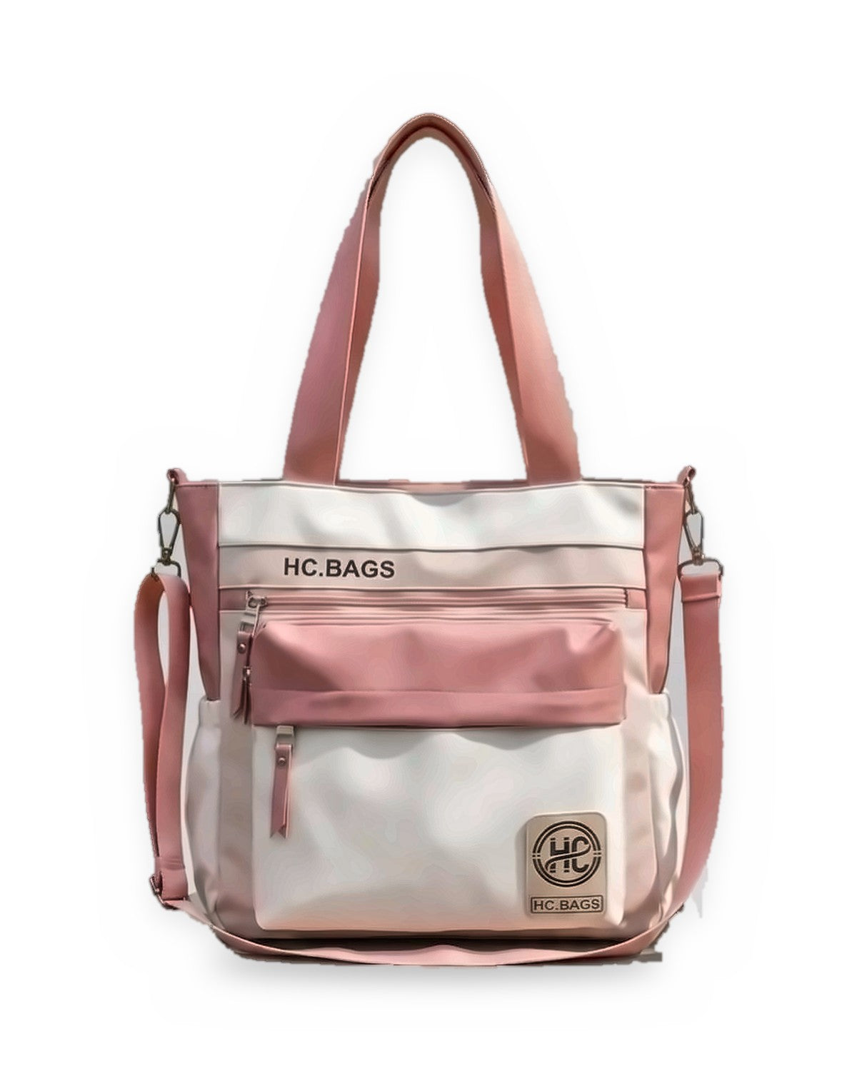 Colorblock Tote Rose