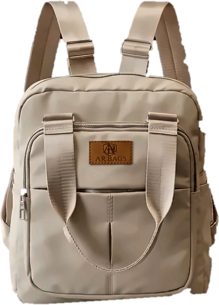 2-in-1 Backpack Beige