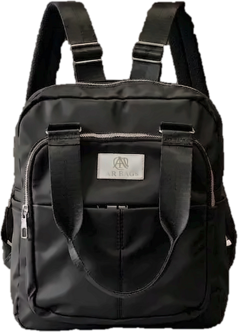 2-in-1 Backpack Black