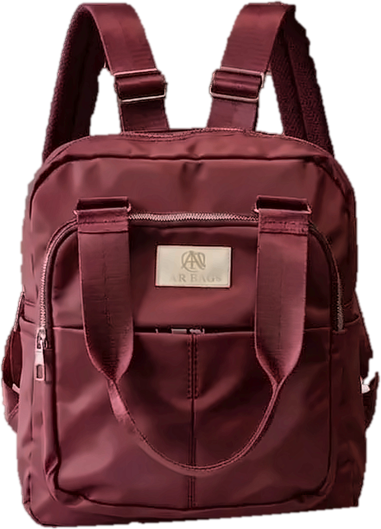 2-in-1 Backpack Burgundy